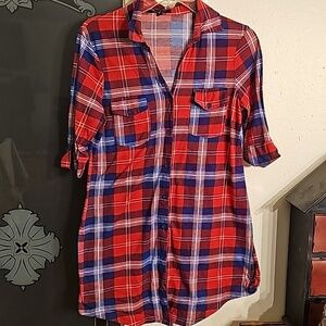 Ladies New Look flannel top